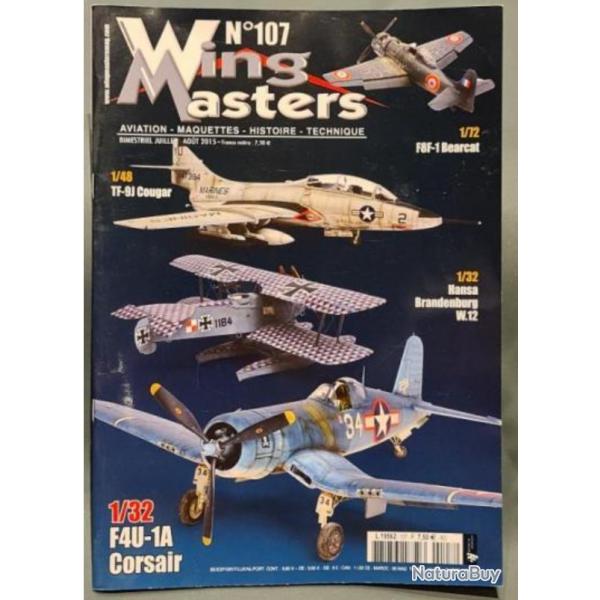 Revue WING MASTERS - Numro 107 - Juillet et Aot 2015