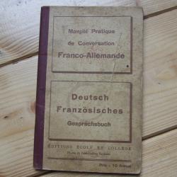 ANCIEN LIVRET DE TRADUCTION ALLEMAND - FRANCAIS  WW2