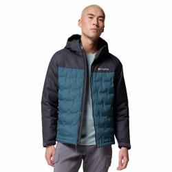 Veste Chaude Imperméable Columbia GRAND TREK III DOWN HOODED JACKET Bleu