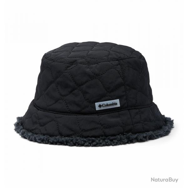 Bob Rversible Columbia "Winter Pass II Reversible Bucket Hat" S/M Noir