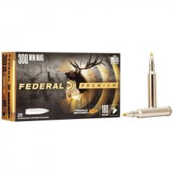 CARTOUCHE FEDERAL calibre 300WM 180grs TROPHY BONDED TIP x20