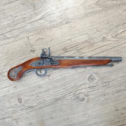 Réplique décorative de pistolet à silex XVIlle siècle - Collection ou déco