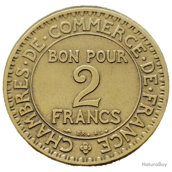 Monnaie France - 1924 - 2 francs Chambres de commerce (Grade : TTB) - Ref N0240