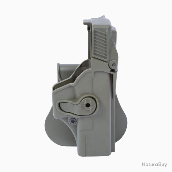 Holster Rigide LV3 Glock 19/23/25/28/32 Olive Drab Droitier