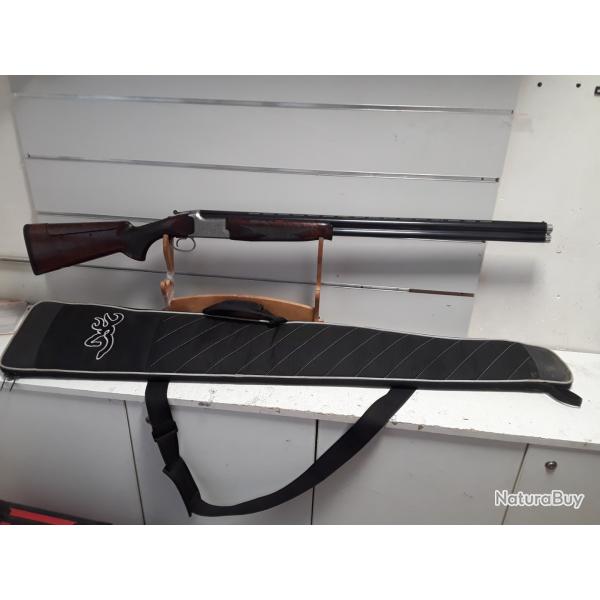 Fusil superpose Miroku MK-38 sport cal.12/76 bois can.81cm busc reglable grade 6 + fourreau
