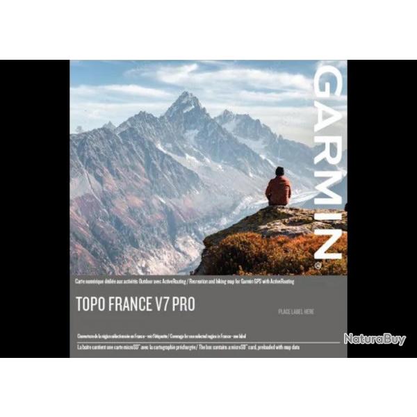 Carte Garmin Topo France V7 Pro - France entire