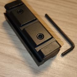 Rail Adaptateur 11mm vers Rail 20mm