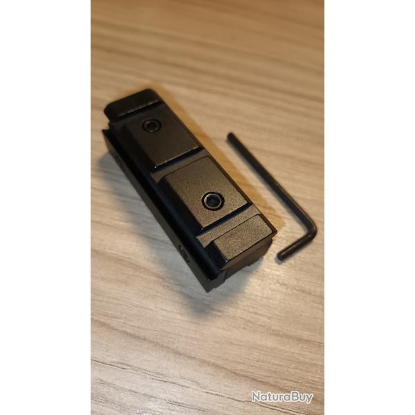 Rail Adaptateur 11mm vers Rail 20mm