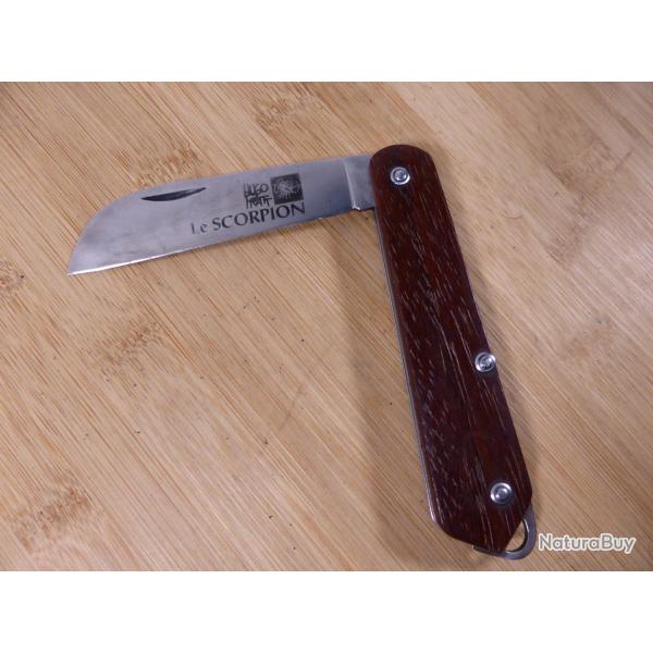 Couteau pliant type colonial PRADEL BROSSARD "Le Scorpion" HUGO PRATT TB tat