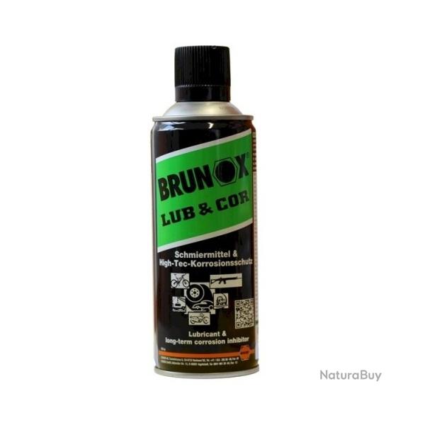 Lubrifiant BRUNOX lub&cor en arosol 400ml