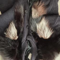 Manteau col fourrure