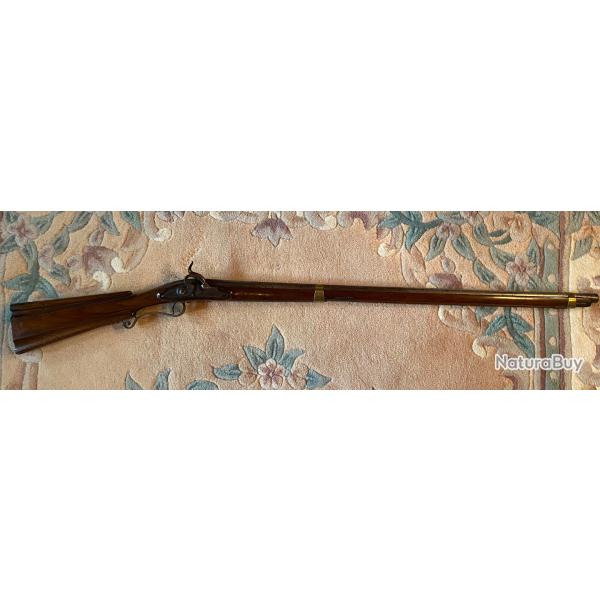 Superbe fusil  silex transform  percussion  la Miquelet par Francisco Targarona 18eme