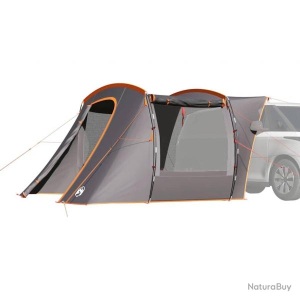 Tente de voiture gris et orange impermable alsavelo