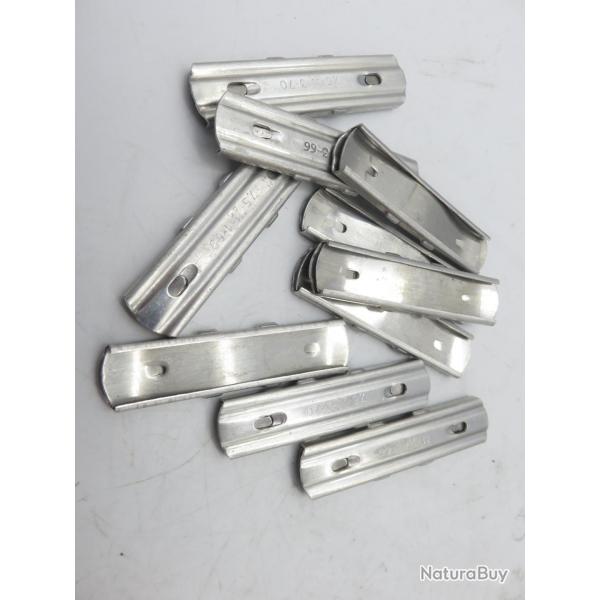 LOT 10 CLIPS CHARGEUR MAS 36 7.5X54 TRES BON ETAT