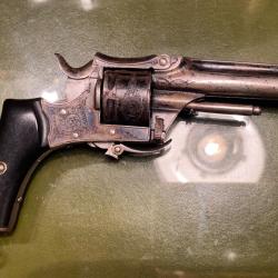 Beau revolver 22 type S&W tip up belge vers 1880