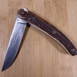 Couteau pliant LE THIERS série 2 Molette FLORINOX bois de cerf TB état FRANCE