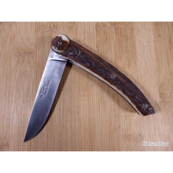 Couteau pliant LE THIERS srie 2 Molette FLORINOX bois de cerf TB tat FRANCE