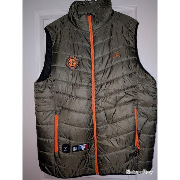 Gilet chaud matelass PROHUNT Kaki - Taille XL