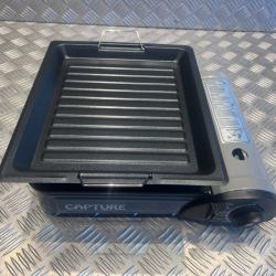 plaque grill cuisson acier Inoxydable antiadhesive pour rechaud camping randonne peche chasse