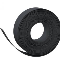 Bordure jardin noir 10 m x 15 cm polyéthylène flexible pratique extérieur