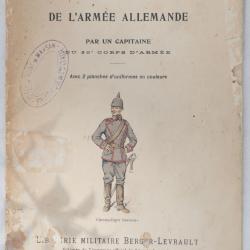 Livret militaire nouveaux uniformes gris de l'armée allemande 1911  tampon - WWI SCN24LVM002