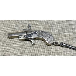 Mini pistolet à percussion à broche en TB état - calibre en 2 mm