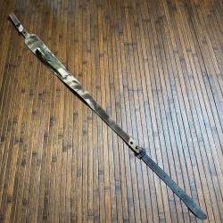 SANGLE - BRETELLE EN CUIR CAMO POUR CARABINE ET FUSIL NEUF