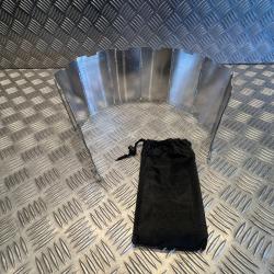 pare coupe vent portable rechaud camping randonnee peche chasse nature