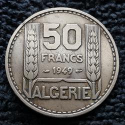 Monnaie Algérie - 1949 - 50 francs Turin (Grade : TTB) - Ref N1586