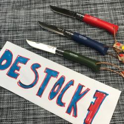 Lot de 3 Opinel numéro 8 « baroudeur »