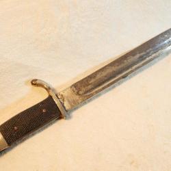 Baionnette K98 courte de parade SF chromée manque une plaquette - ref LIS24BAI001