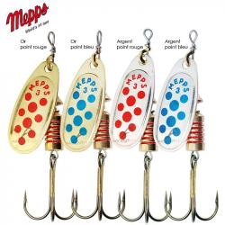 Cuiller MEPPS comet décorées n°2 x1 argent points rouge