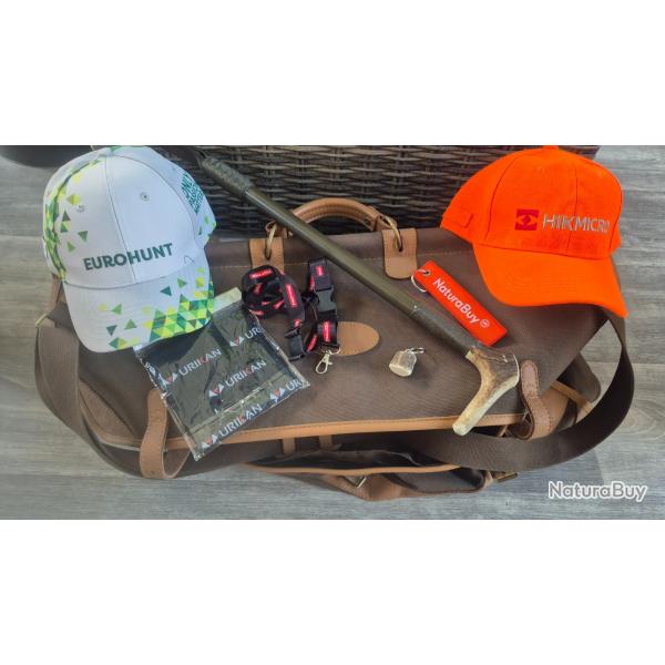 lot sac de chasse + accessoires