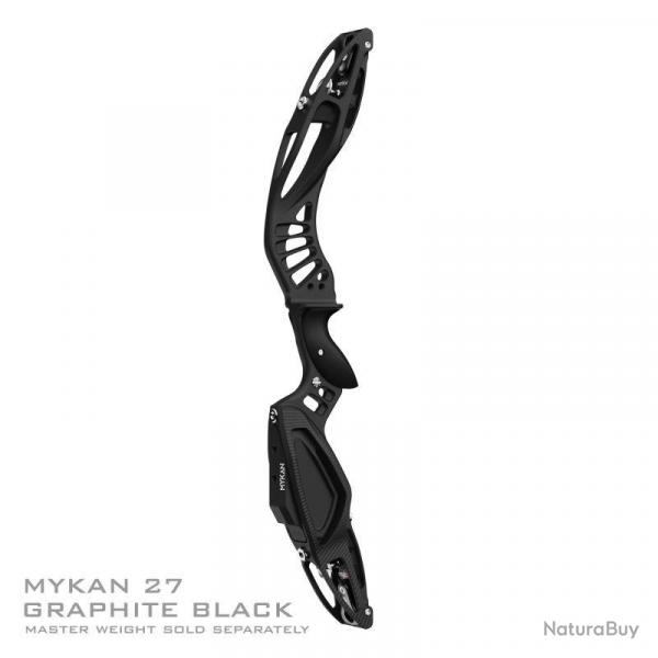MYBO - Poigne Barebow MYKAN 27" CERAKOTE DROITIER (RH) GRAPHITE BLACK