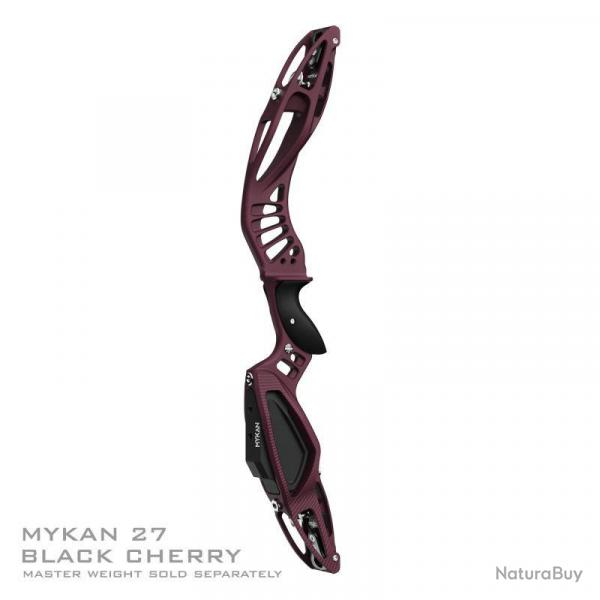 MYBO - Poigne Barebow MYKAN 27" CERAKOTE GAUCHER (LH) BLACK CHERRY
