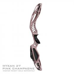 MYBO - Poignée Barebow MYKAN 27" CERAKOTE DROITIER (RH) PINK CHAMPAGNE