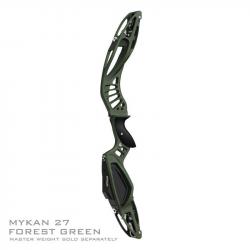 MYBO - Poignée Barebow MYKAN 27" CERAKOTE DROITIER (RH) FOREST GREEN
