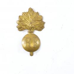 Insigne de casque Gendarmerie Française années 1950. Laiton