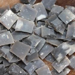 Lot de 10 silex noirs / pierres 3/4" pour Mortimer, Jägers etc...