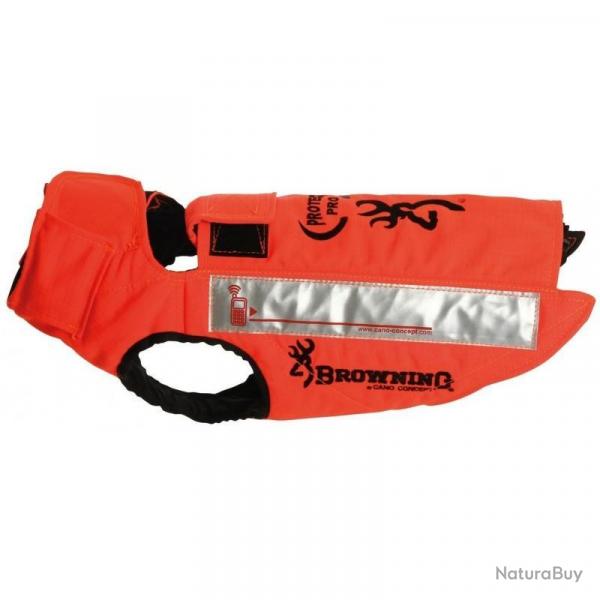 PROMO CHASSE !! GILET PROTECT HUNTER BROWNING T45 - ORANGE