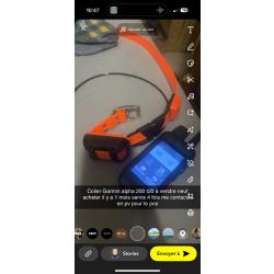 Colier Garmin alpha 200 et Colier t 20