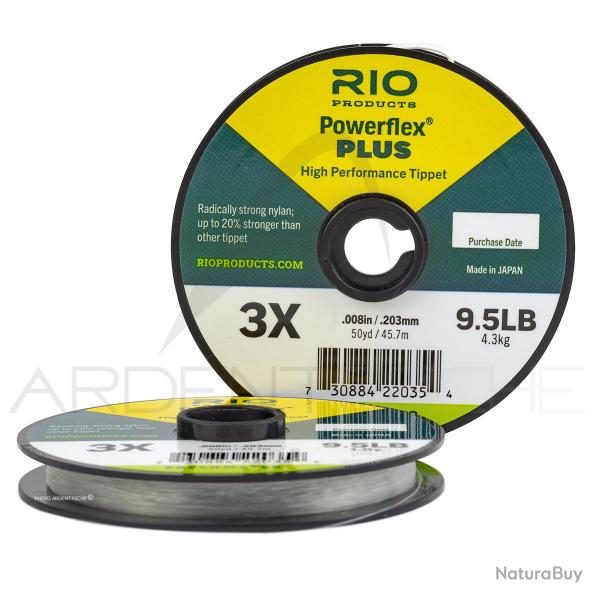 Fils nylon RIO Powerflex Plus (46m) 7X -  0.102