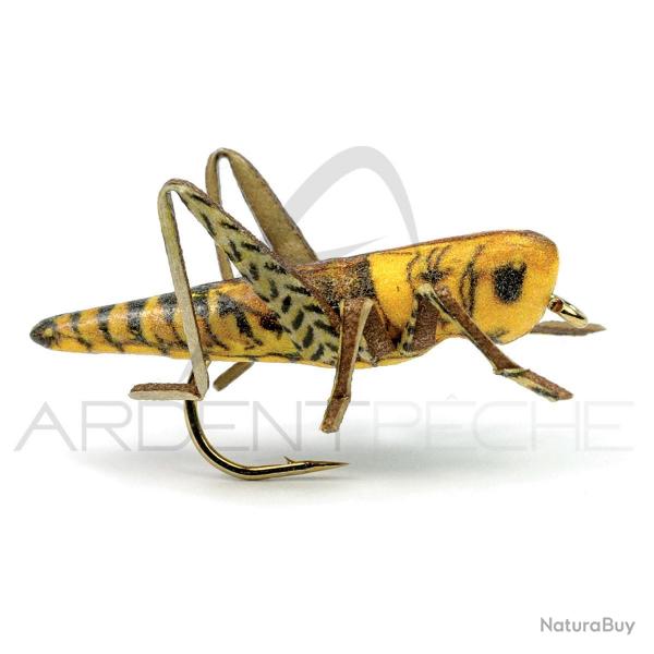 Mouche raliste Sauterelle marron/jaune H8