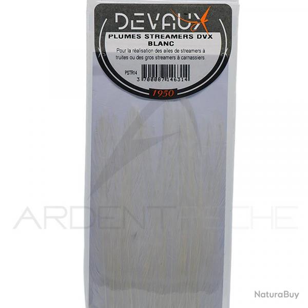 Plumes streamers DEVAUX Blanc