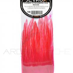 Plumes streamers DEVAUX rouge