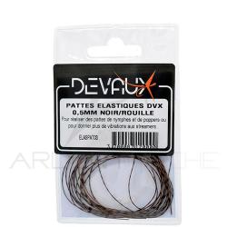 Pattes élastiques DEVAUX 0,5 mm Noir/rouille