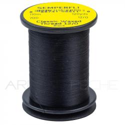 Fils de montage Semperfli Classic waxed thread 110 m 12/0 Noir