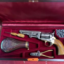 PIETTA COLTMAN Coffret Colt shériff en inox calibre 36 et gravé
