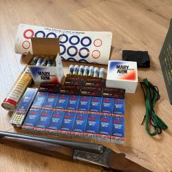 !! Lot BAIKAL IJ 58 (MAE) CALIBRE 12/70 + munitions !!