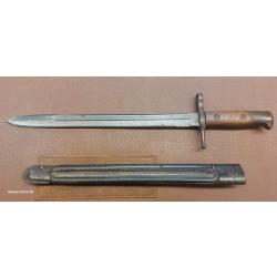 original ww1et www2 ,m1891 Baïonnette I talienne  Carcano Terni avec son etui